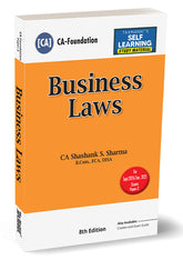 Business Laws (Study Material) Book for CA Foundation by Shashank Sharma